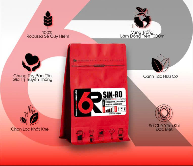Vietnam - Robusta & Arabica (Gu nhẹ nhàng)